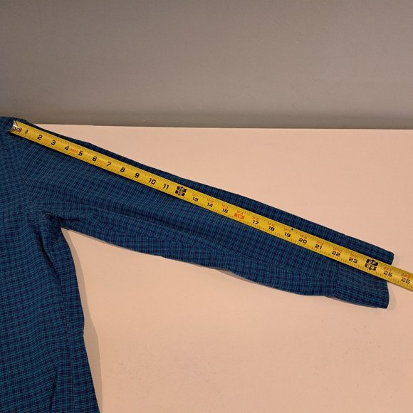 J. Crew Men's Small Regular Fit Long Sleeve Button Down Plaid Shirt - Picture 11 of 12